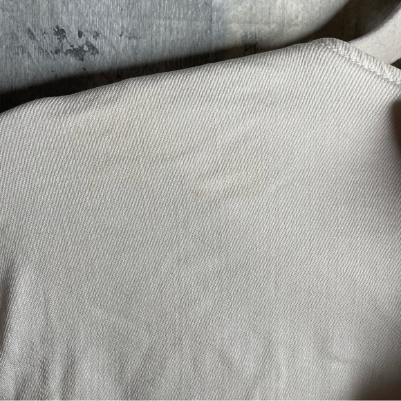 Helmut Lang Moto asymmetrical zip up jacket women’s size medium white - Picture 7 of 7